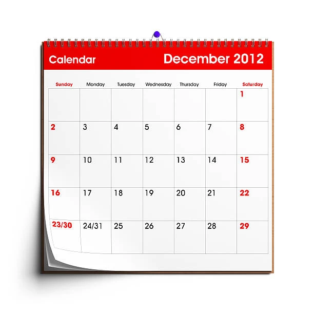 Calendário de parede personalizado